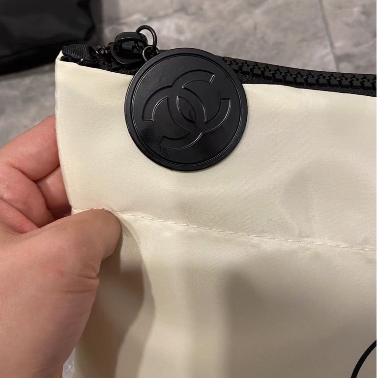 กระเป๋าเครื่องสําอาง ผ้าไนล่อน แต่งซิป จุของได้เยอะ สําหรับผู้หญิง 2023 - รูปที่ 3