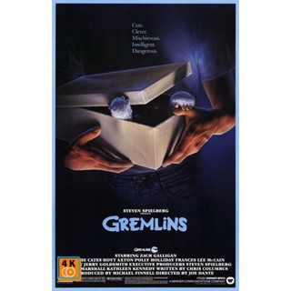 หนัง DVD ออก ใหม่ Gremlins (1984) เกรมลินส์ ปีศาจแสนซน (เสียง ไทย/อังกฤษ ซับ ไทย/อังกฤษ) DVD ดีวีดี หนังใหม่