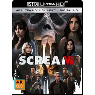 หนัง 4K ออก ใหม่ - Scream VI (2023) หวีดสุดขีด 6 - แผ่นหนัง 4K UHD (เสียง Eng /ไทย | ซับ Eng/ไทย) 4K UHD หนังใหม่