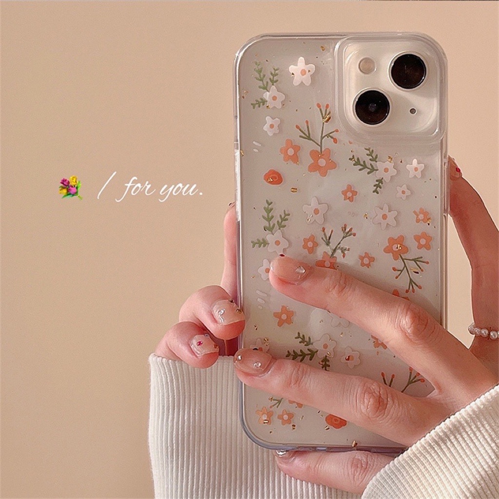 เคสโทรศัพท์มือถือแบบใส กันรอยเลนส์กล้อง ลายดอกเดซี่ สําหรับ OPPO Reno 8T 4G Reno 6Z A78 A58 5G F19Pro 4Lite A57 2022(4G) A9 2020 A15s