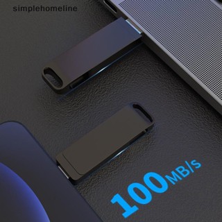 [simplehomeline] แฟลชไดรฟ์ USB c Type c USB2.0 โลหะ ความจุสูง สําหรับโทรศัพท์มือถือ คอมพิวเตอร์ พร้อมส่ง