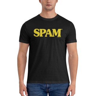 เสื้อยืด ผ้าฝ้ายแท้ พิมพ์ลาย Spam คุณภาพสูง สําหรับผู้ชาย