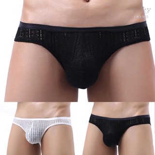 【FUNWD】Underwear G String Knickers Lingerie Low Waist Mens Panties See-Through Thong