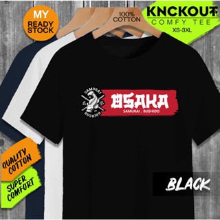 【HOT】KNCKOUT ノックアウト SAMURAI BUSHIDO OSAKA Premium Designer UNISEX, COUPLE, MEN T-Shirt JAPAN - KNCKOUT ANIME SAMURAI KOI