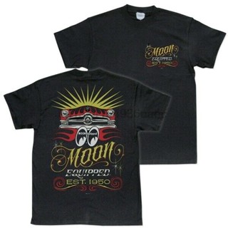 ใหม่【เสื้อยืดแฟชั่นสตรีท】เสื้อยืดแขนสั้น พิมพ์ลาย Mooneyes Shoebox Hot Rat Rod Old School Gasser XQ 608974