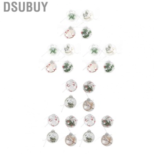 Dsubuy Christmas Plastic Ball  Innovative Craftsmanship 12Pcs Environmentally Friendly Shatterproof Christmas Decoration Ball  for Party Decor