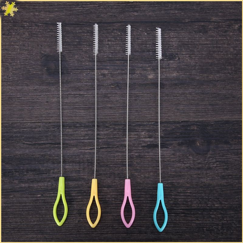 [LBE] สีจับขวดหลอดแก้วเกลียวนำมาใช้ใหม่ไนล่อนนุ่มผมฟางทำความสะอาดแปรงเครื่องมือ