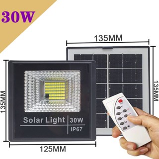 ร้านขายหลอดไฟ JET Solar lights 400Wไฟโซล่า ไฟสปอตไลท์ กันน้ำ ไฟ Solar Cell ใช้พลังงานแสงอาทิตย์ โซลาเซลล์ ไฟถนนเซล