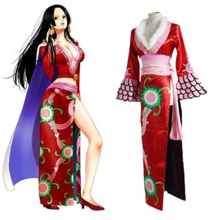 ชุดคอสเพลย์ การ์ตูนพีช Boa Hancock Emperor cheongsam สําหรับผู้หญิง ปาร์ตี้ฮาโลวีน