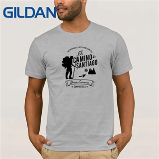 ใหม่buen Camino De Santiago Compostela Spain Pilgrim Hikers เสื้อยืดลําลอง สําหรับผู้ชาย แขนสั้น คอกลม ของขวัญวันเกิด 2023 471085