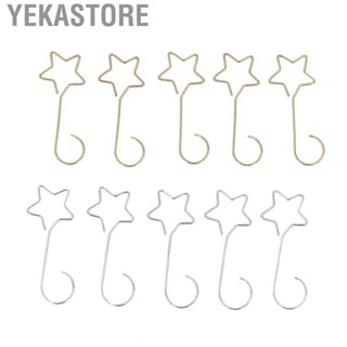 Yekastore S Shaped Hooks Stainless Steel Star Ornament S Hooks for Easter