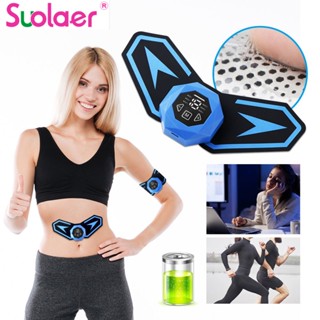 Suolaer EMS เครื่องนวดคอไฟฟ้า อเนกประสงค์ ขนาดเล็ก แบบพกพา ชาร์จ USB