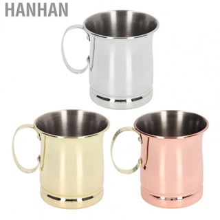 Hanhan Stainless Steel Cocktail Cup Rust Prevention Keep Cold Warm Sturdy Portable Mug 400ml Serve Wonderful Mixed  Easy Cleaning