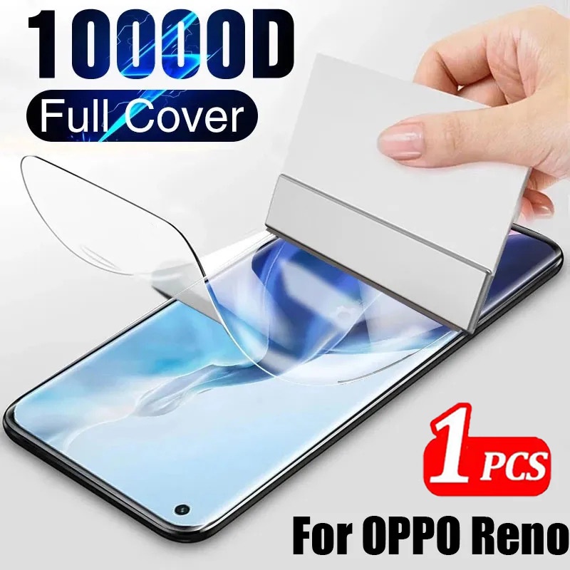 ฟิล์มไฮโดรเจลผิวโค้งเต็มรูปแบบใช้สำหรับ OPPO Find X8 Reno 14 13 13F 12 12F 11F 11 10 8T 8 8Z 7 7Z 6 6Z 5 5Z 5F 4 3 Pro 2 2Z 2F 10X Zoom 5G 4G 2025