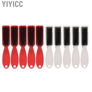 Yiyicc Beard Brush  Nylon Bristles Ergonomic Handle Beard Styling Brush Multifunctional Comfortable Grip  for Broken Hair Cleaning