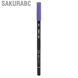 Sakurabc Tattoo Makeup Skin Marker  Easy Colored Blue Tattoo Marker Pen Double Head Positioning with Pen Caps for Tattooist for Beauty Salon