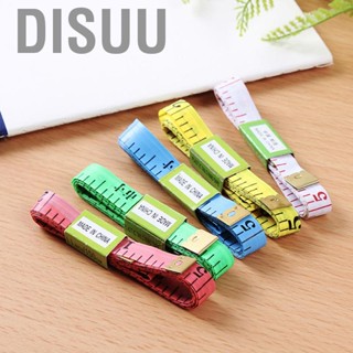 Disuu Soft Tape Measure Long Accurate Brilliant Color Cloth Tape Measure for Sewing Tailoring