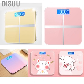 Disuu Digital Weight Scale Tempered Glass Smart Accurate Measurement Digital Weight Scale for Home Use