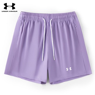 Under.armour กางเกงขาสั้นลําลอง ผ้าเรยอน แบบบาง เอวสูง ทรงหลวม เหมาะกับฤดูร้อน สําหรับสตรี [M-4XL]