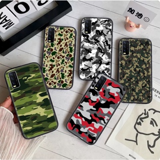 เคสโทรศัพท์มือถือแบบนิ่ม ลายพราง 70C สําหรับ Vivo Y5S Y11 Y11S Y12S Y20i Y20S Y20 Y30 Y17 Y12 Y15 Y19 Y20 Y21 Y33S Y21S