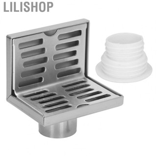 Lilishop Corner Floor Drain 304 Stainless Steel Surfaces  Process L Shaped Side Fl