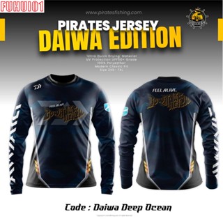 (Fuhui01) ร้านตกปลา แบบเติมอากาศ | Baju PANCING DAIWA DEEP OCEAN EDITION | เสื้อกีฬาตกปลา DAIWA DEEP OCEAN EDITION