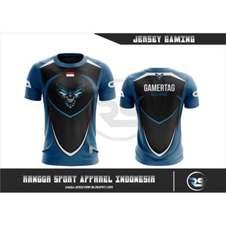 [พร้อมส่ง] เสื้อกีฬาแขนสั้น พิมพ์ลาย baju raya RANGGA kurta lelaki E-sports