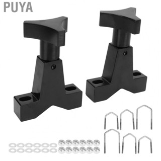 Puya Jack Mounting System Lift Jack Tube Mount Adjustable for 1in to 2.5in Square Round Tubes