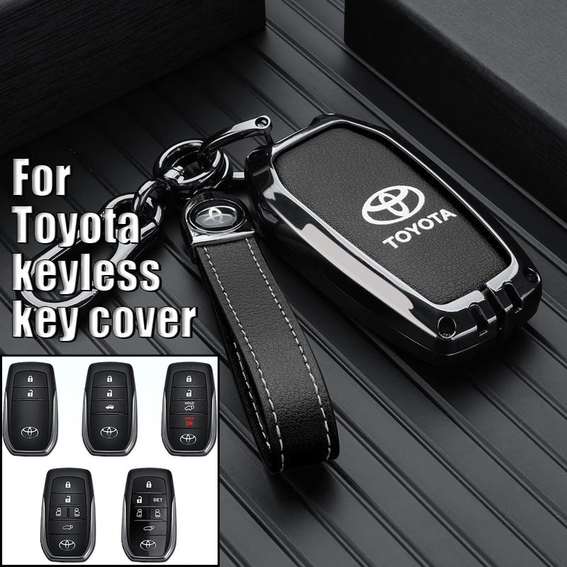 เคสกุญแจรถยนต์ หนังสังกะสีอัลลอย อุปกรณ์เสริม สําหรับ new Fortuner /Camry 2025/Fortuner TRD/Fortuner 2019-2021/GR Fortuner/Legend/Sigma 4/Fortuner Regender ของแต่งรถยนต์ พวงกุญแจ
