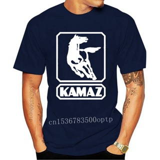 เสื้อยืด ผ้าฝ้าย พิมพ์ลายโลโก้ Kamaz สําหรับผู้ชาย ไซซ์ 4XL 5XL 6XL