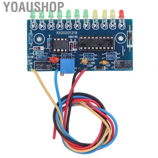 Yoaushop 12V 250MA  Audio Level Indicator Module Audio Level Indicator Board For VU