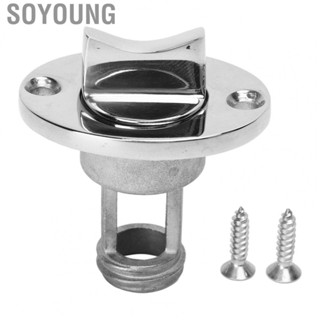 Soyoung Boat Drain Plug  Stainless Steel Rustproof Marine Drain Plug  for Yacht