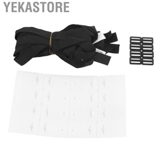 Yekastore Solar Cover Roller Strap Kit 8 Sets Swimming Pool Reel Strap with and Buckles for Indoor and Outdoor