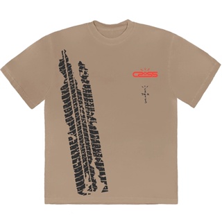 พร้อมส่ง เสื้อยืด ลายกระบองเพชร Travis Scott ts RACETRACK Tee