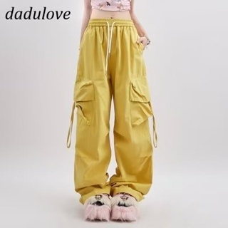 DaDulove💕 New American Ins Retro Overalls Niche High Waist Loose Wide Leg Pants Casual Pants Large Size Trousers