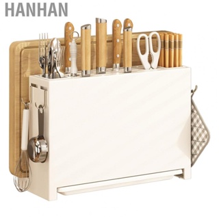 Hanhan Kitchen  Drying Rack  Kitchen  Drying Holder Perforated Slot Large  Wall Hangable Metal with Slots for Cutting Board for Families