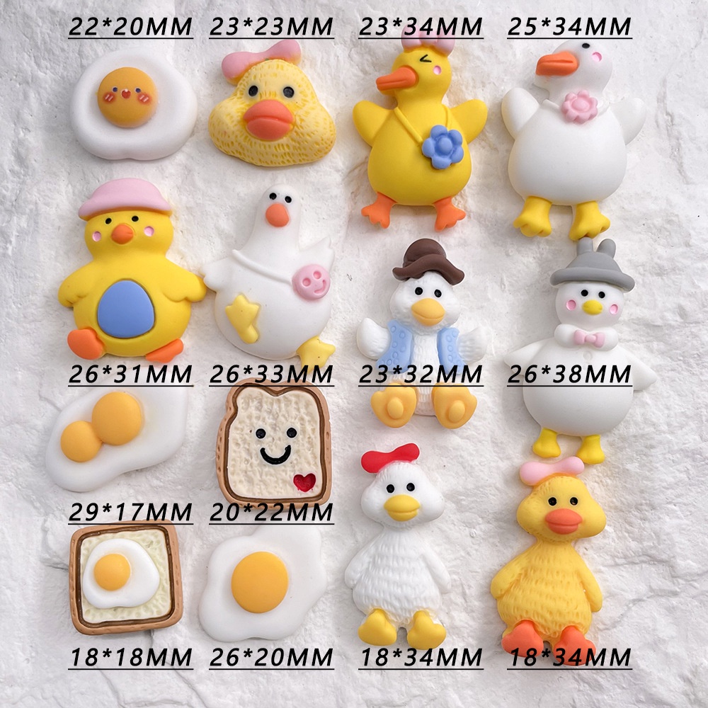 [2#] ไข่ดาวลวก ซีรีส์ การ์ตูน เครื่องประดับเรซิน อุปกรณ์ diy เคสโทรศัพท์ ครีมกาว แฮนด์เมด กิ๊บติดผม แผ่นแปะรู ขนาดเล็ก รองเท้า หัวเข็มขัด อุปกรณ์เสริม FN