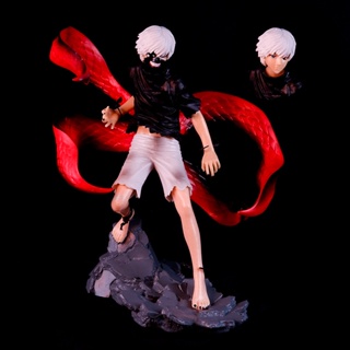 โมเดลฟิกเกอร์ PVC รูปปั้นอนิเมะ Tokyo Ghoul Kaneki Ken Awakening ขนาด 21 ซม. ของเล่นสําหรับเด็ก ของที่ระลึก เก็บสะสม ของขวัญ