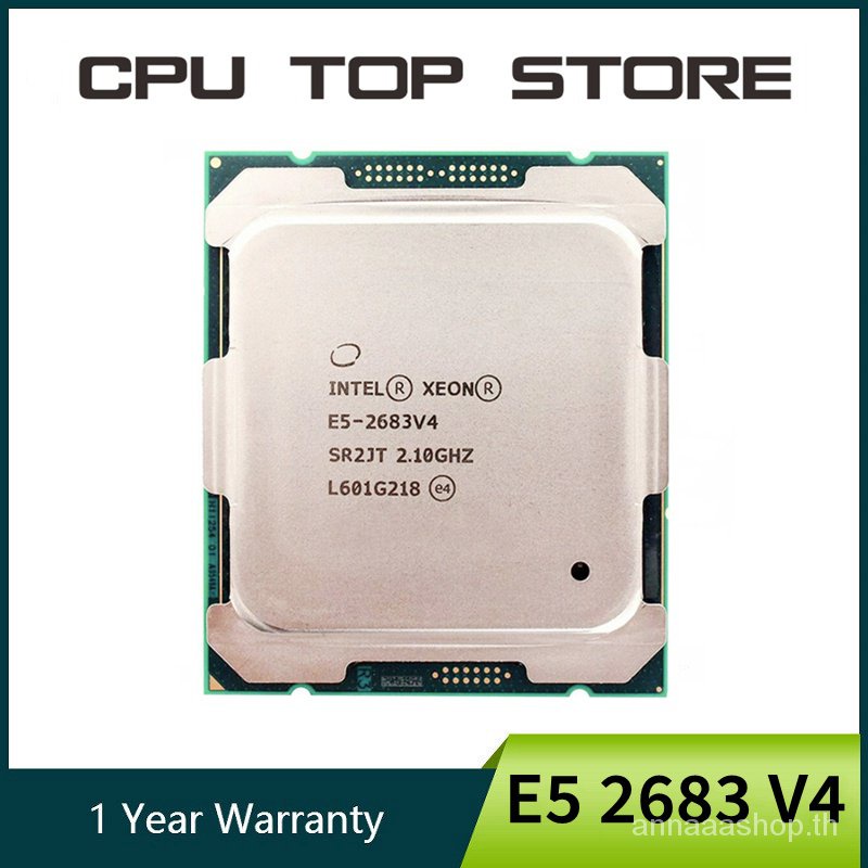 โปรเซสเซอร์ CPU Intel Xeon E5 2683 V4 E5 2683V4 2.1GHz sixteen Core 40M 120W 14nm LGA 2011-3 SV1L