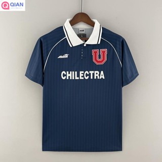 เสื้อกีฬาแขนสั้น ลายทีมชาติฟุตบอล Universidad de Chile 1994 ชุดเหย้า แบบแห้งเร็ว สไตล์เรโทร