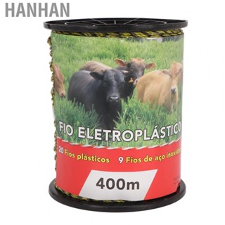 Hanhan Electric Fence Wire  Electric Fence Rope Sturdy Structure  for Pasture