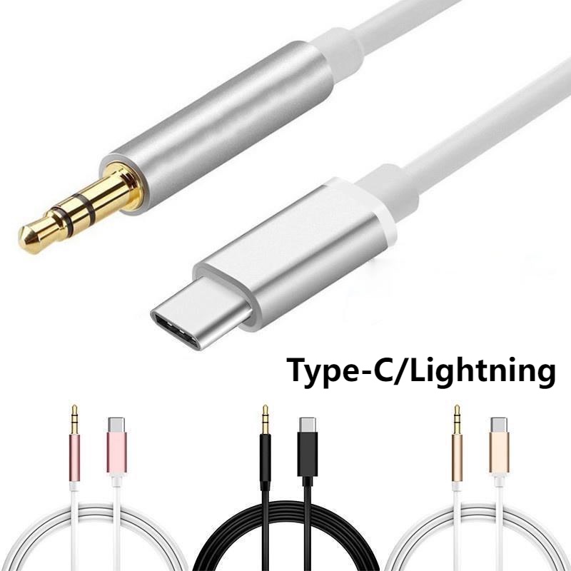 สายสัญญาณเสียง Audio Adapter อะแดปเตอร์ TYPE C สายเครื่องเสียงรถยนต์  อะแดปเตอร์เสียงหูฟัง สำหรับ HA