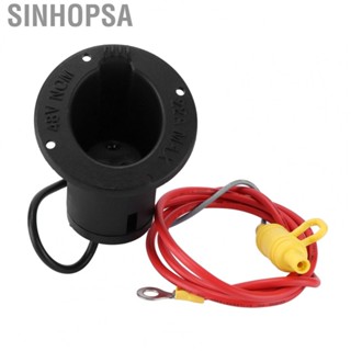 Sinhopsa Receptacle 48V 101802101 Replacement for 48‑Volt Club Car Models 1995‑Up for Car Accessories