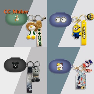 Baseus Bowie WM03 Protective Case Cartoon Minions Fighting Dog Keychain Pendant Baseus WM03 Silicone Soft Case Cute Shiba Inu Whale Pendant Baseus WM01 / WM01 Plus / WM02 / WM02+ Cover Soft Case Shockproof Case Protective Case Baseus E3 E8 Case