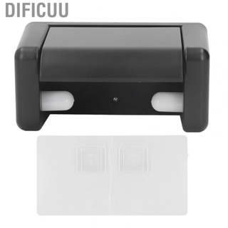 Dificuu Toilet Roll Paper Holder  Black Toilet Paper Container  for Bathroom