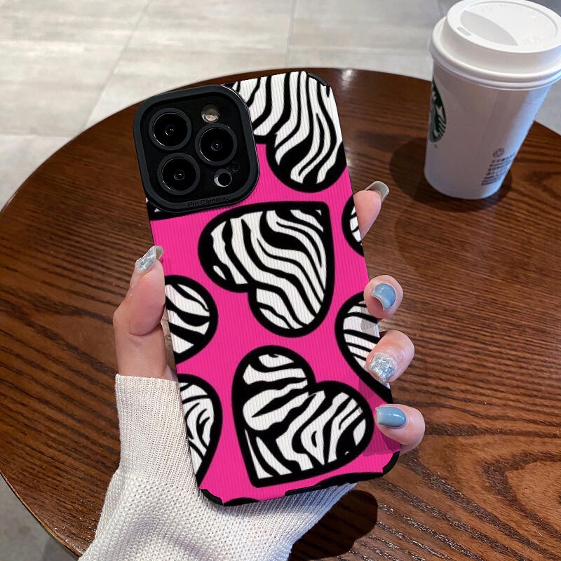 เคสโทรศัพท์มือถือ ซิลิโคน กันกระแทก พิมพ์ลายม้าลาย สําหรับ IPhone 12 Pro Max X XR XS Max SE Apple 7 Plus 8 Plus 13 Pro Max 14 Pro Max