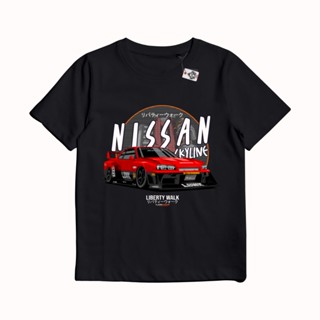 เสื้อยืด ลาย Sakazuki NISSAN SKYLINE R34 BNR34 LBWK LIBERTY WALK 2023 สําหรับเด็ก