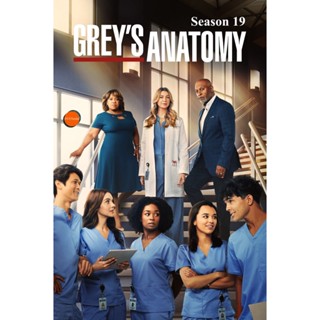 หนังแผ่น DVD Grey s anatomy Season 19 (2022) แพทย์มือใหม่หัวใจเกินร้อย ปี 19 (20 ตอนจบ) (เสียง อังกฤษ | ซับ ไทย/อังกฤษ)