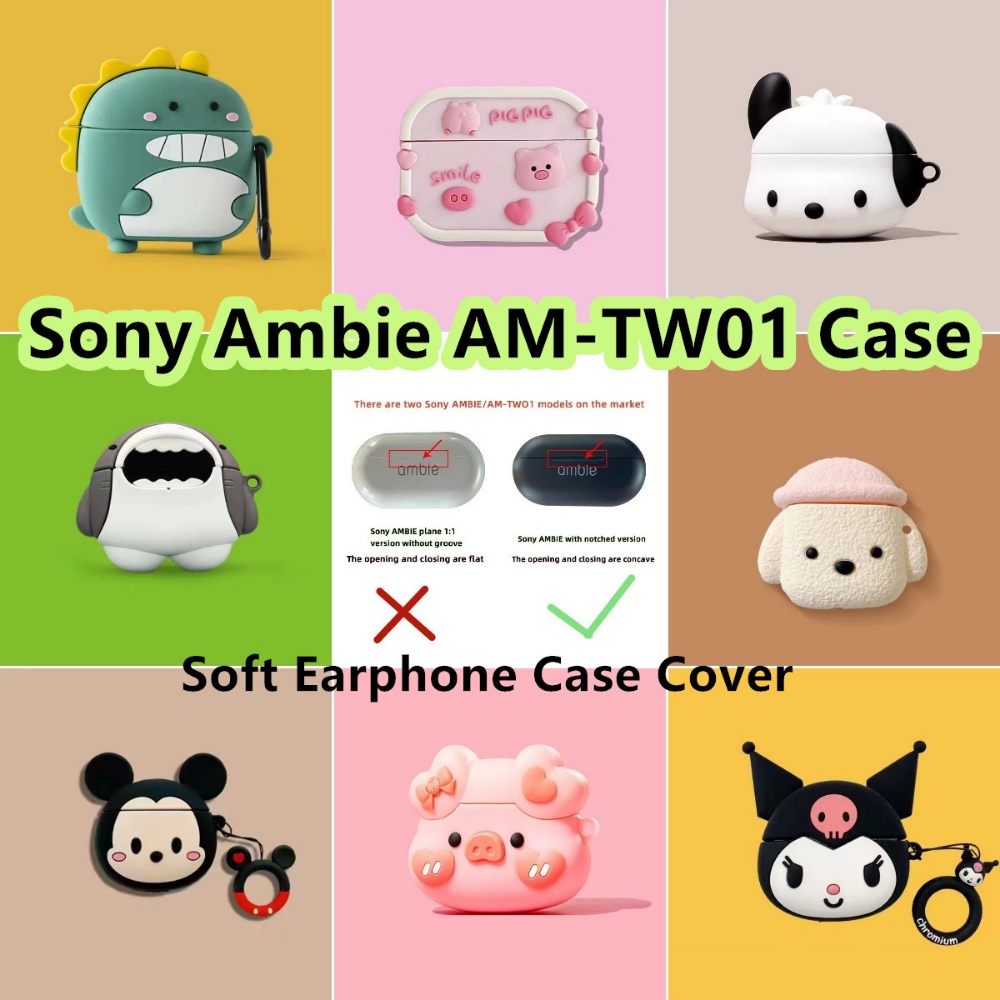 imamura สําหรับ Sony Ambie AM-TW01 กรณี Cool Tide การ์ตูนซีรีส์สําหรับ Sony Ambie AM-TW01 ปลอกหูฟังแ