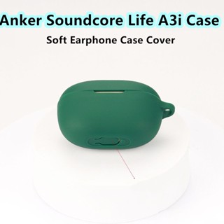 【ของแท้】เคสหูฟัง แบบนิ่ม สีพื้น สําหรับ Anker Soundcore Life A3i Anker Soundcore Life A3i